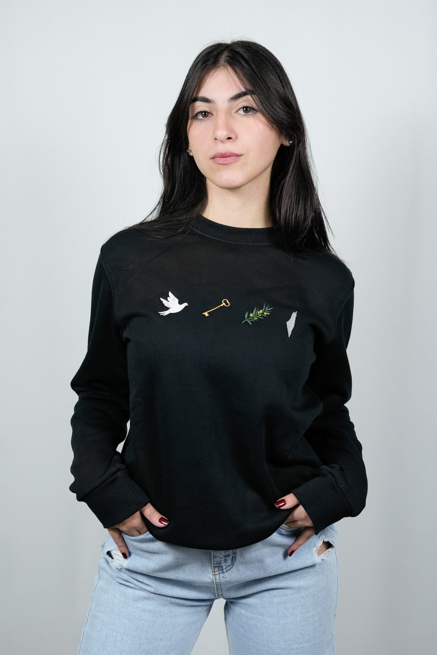 RESILIENCE' COTTON SWEATSHIRT