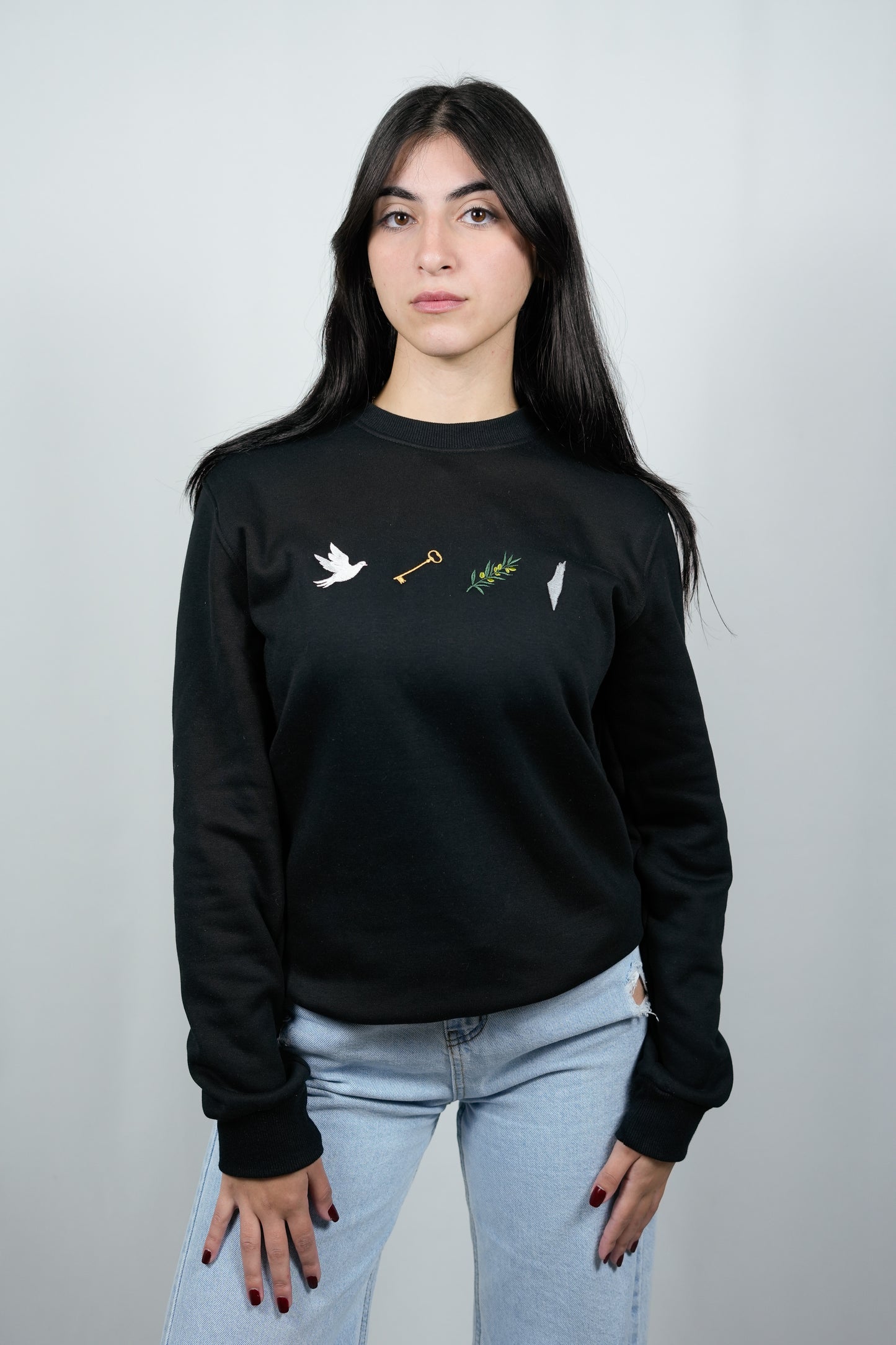 RESILIENCE' COTTON SWEATSHIRT